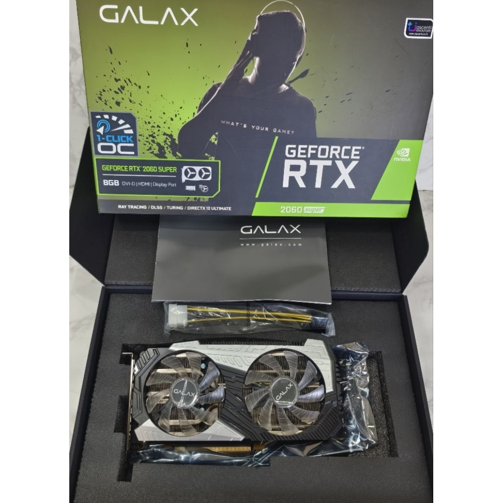 GALAX RTX 2060 SUPER 8GB EX DDR6 มือสอง มีกล่อง พร้อมส่ง