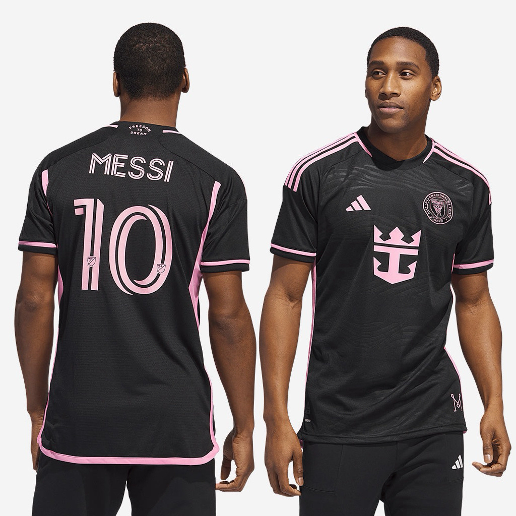ตัวขายดี Inter Miami Away Jersey 2024 เกรดแฟนบอล เสื้อรวมสกรีน MESSI 10 แล้ว ของแท้ล้าน%