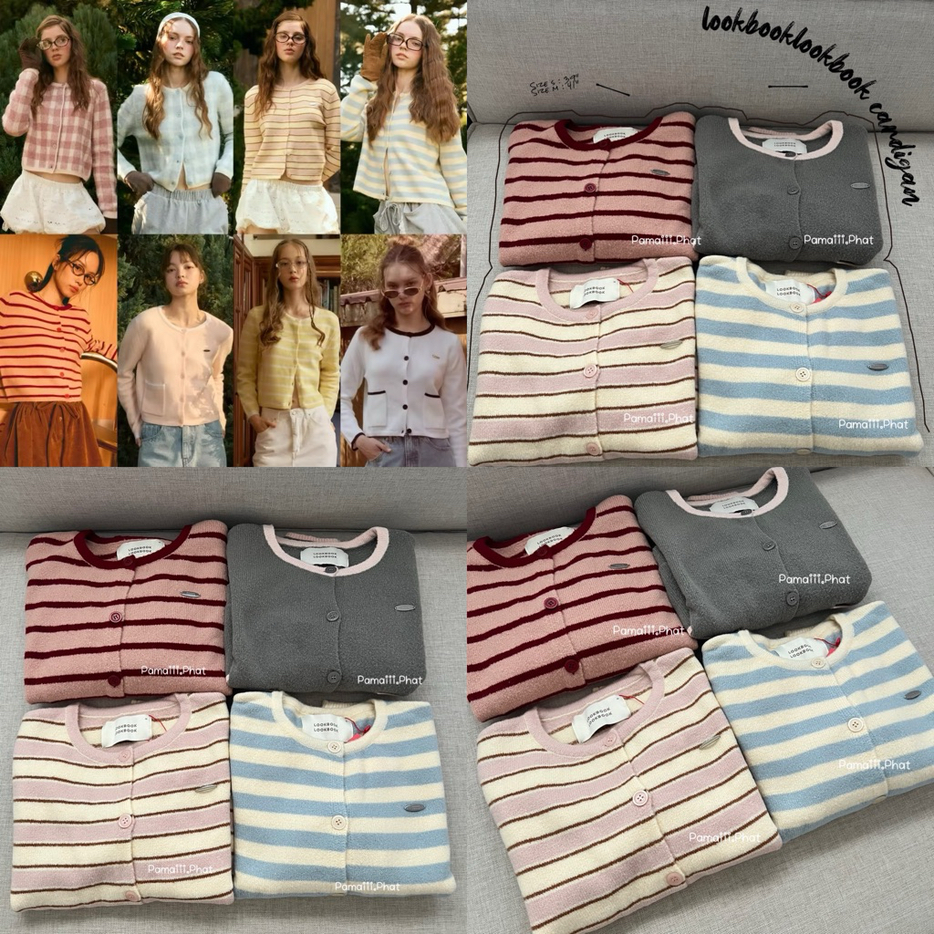 🎀สินค้าแท้💯%🎀 lookbooklookbook happy hour cardigan✅NEW✅🦋พร้อมส่ง🌸🎀 มีหลักฐานคำสั่งซื้อจากแบรนด์🎀