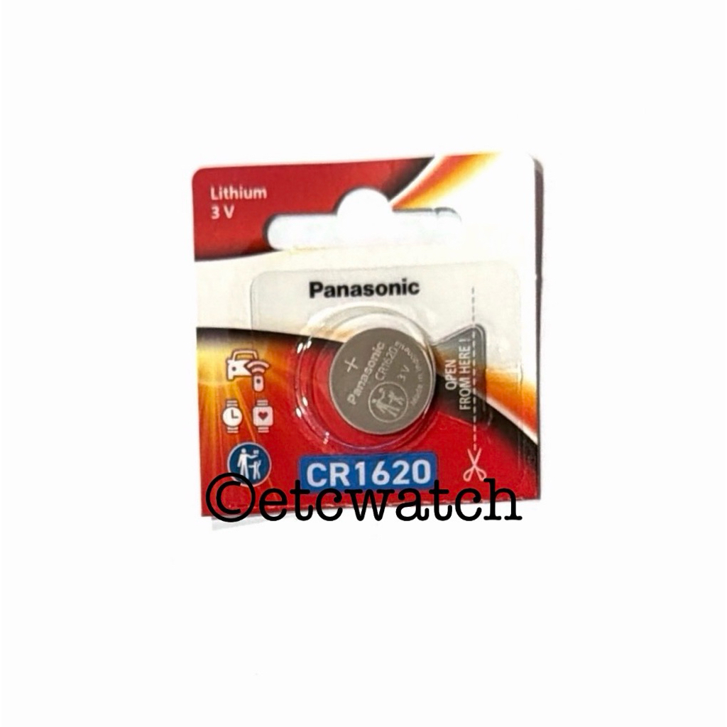 ถ่านกระดุม Panasonic CR1620 ตัดขาย 1 ก้อน ของแท้ฉลากไทย