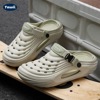 Tawii. รองเท้าแตะลําลอง UNISEX รองเท้าแตะ พื้นนุ่ม กันกระแทก รองเท้ายาง ส้นหนา 4 ซม รองเท้าหัวโต