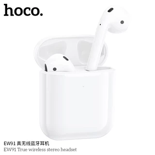 HOCO หูฟังไร้สาย TWS Bluetooth 6.0 ไมโครโฟนในตัว เสียงคุณภาพดี น้ำหนักเบา พกพาง่าย EW91