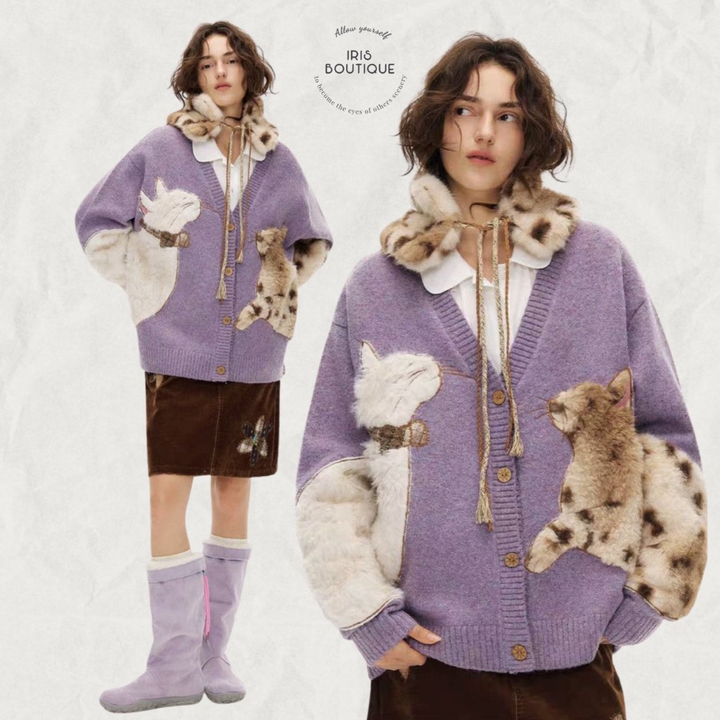 พร้อมส่ง「สินค้าลิขสิทธิ์แท้」IRIS BOUTIQUE 26 Spring | IJ111801 Kaelly Jacket แจ็คเก็ต กันหนาวใส่ไปเที่ยว แมชง่าย ดูดี ใส