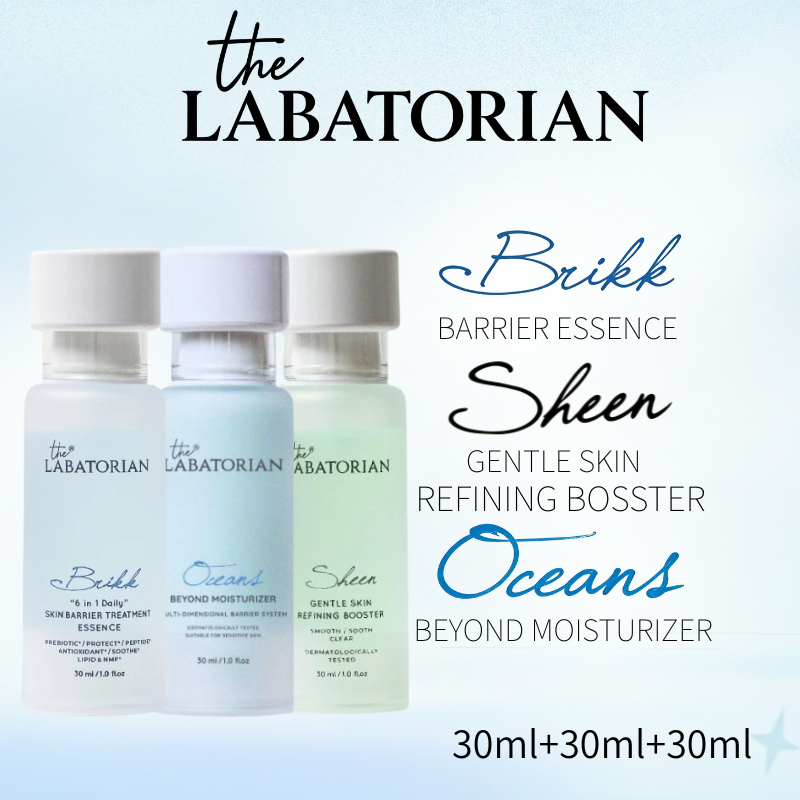 The Labatorian Sets Ocears/Brikk/Sheen—ลดสิว, เติมความชุ่มชื้นและกักเก็บน้ำ