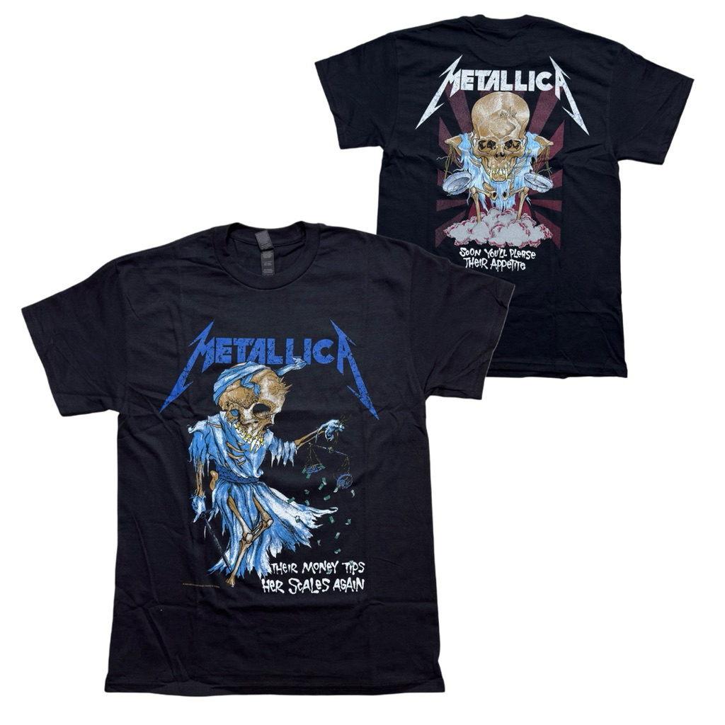 เสื้อวง METALLICA T-SHIRT - DORIS (2023)(BLACK)