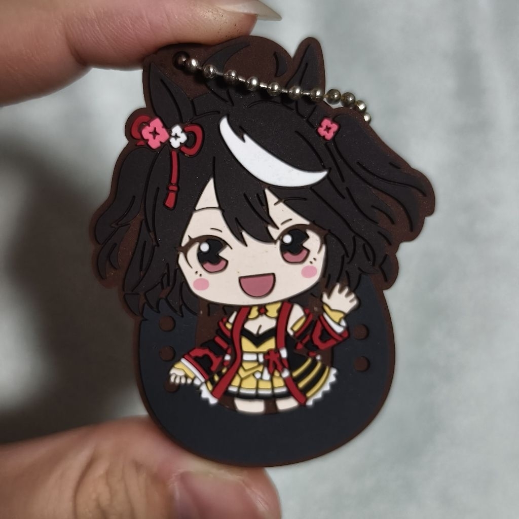 [พร้อมส่ง] Uma Musume Pretty Kitasan Black Starp Keychain สาวม้า พวงยาง