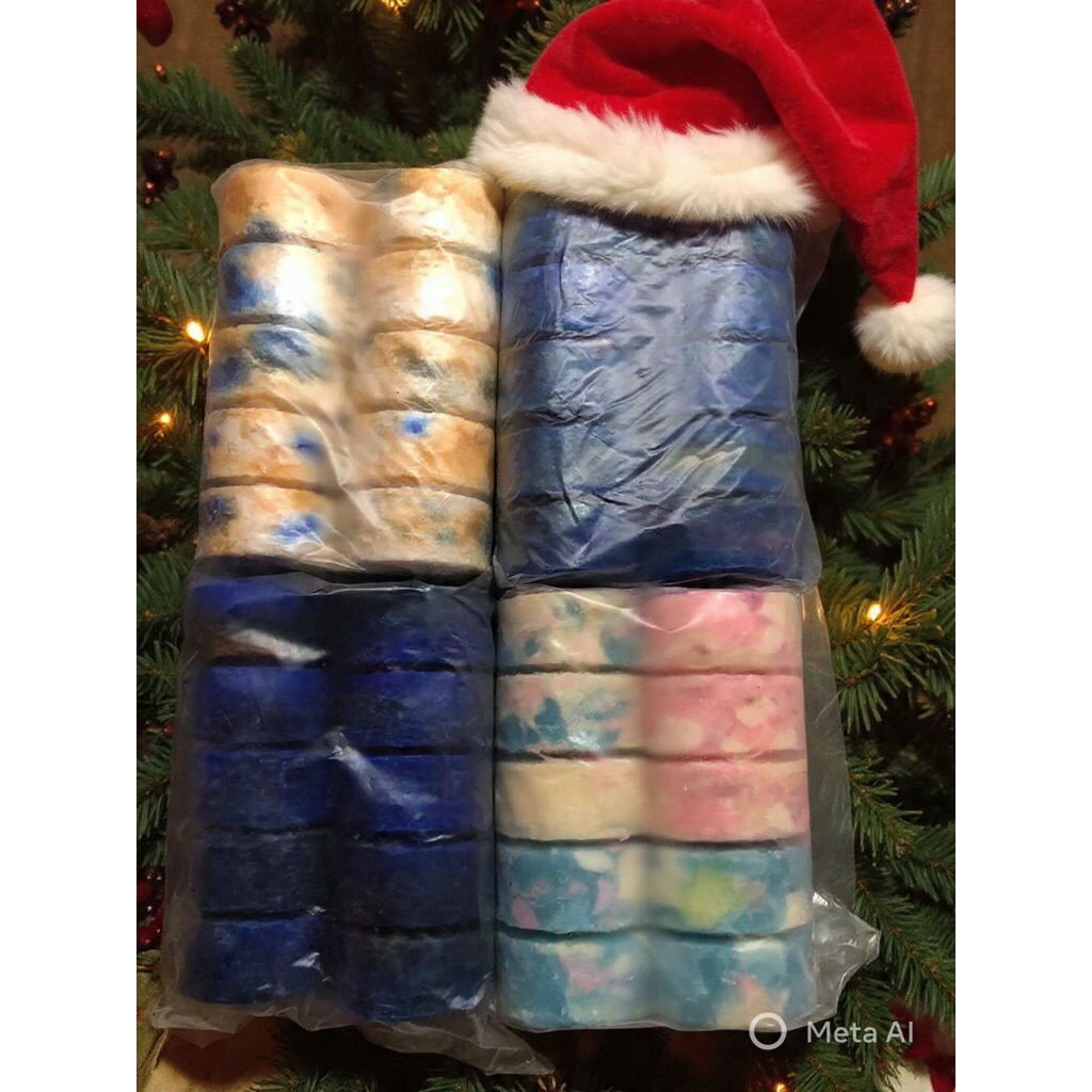 สบู่แก้คัน น้ำมันมะพร้าว แพ็ค 10 ก้อนๆละ 50 กรัมคละสี ราคาถูก Shopee Lazada