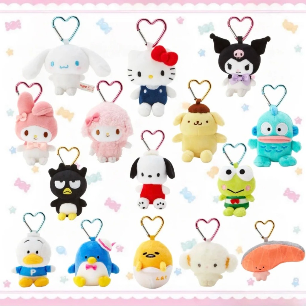 พวงกุญแจ พวงหัวใจ Sanrio Japan ของญี่ปุ่น พร้อมส่ง ꔛ ซานริโอ้ ของแท้