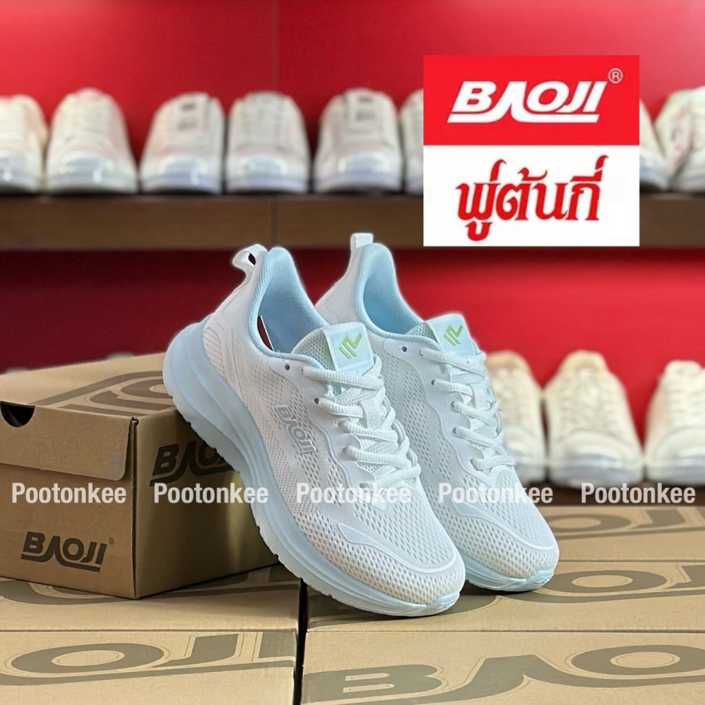 Baoji รุ่น BJW 1182 รองเท้าผ้าใบบาโอจิ รองเท้าผ้าใบผู้หญิง ผูกเชือก ไซส์ 37-41 ของแท้ สินค้าพร้อมส่ง - รูปที่ 2