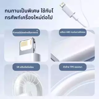 สายชาร์จ USB-C 1/1 .5/2m PD 5W /20W เข้ากันได้กับ Phone 5-14 Pro Max Pad Air【รับประกัน 1 ปี】