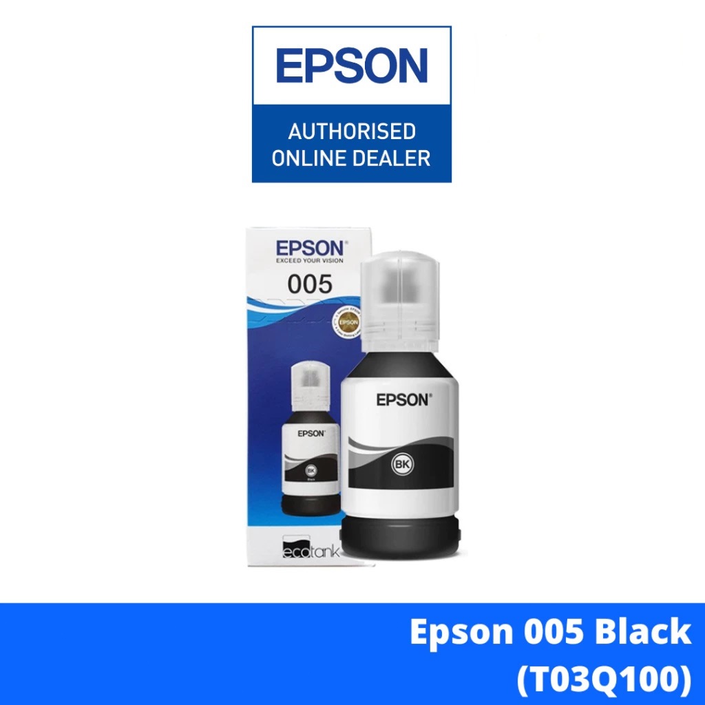 EPSON INK REFILL 005 Black T03Q100ของแท้ 100%