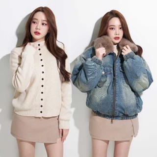 CO1215 Classic Velvet Skort – กระโปรงกำมะหยีทรงคลาสสิก