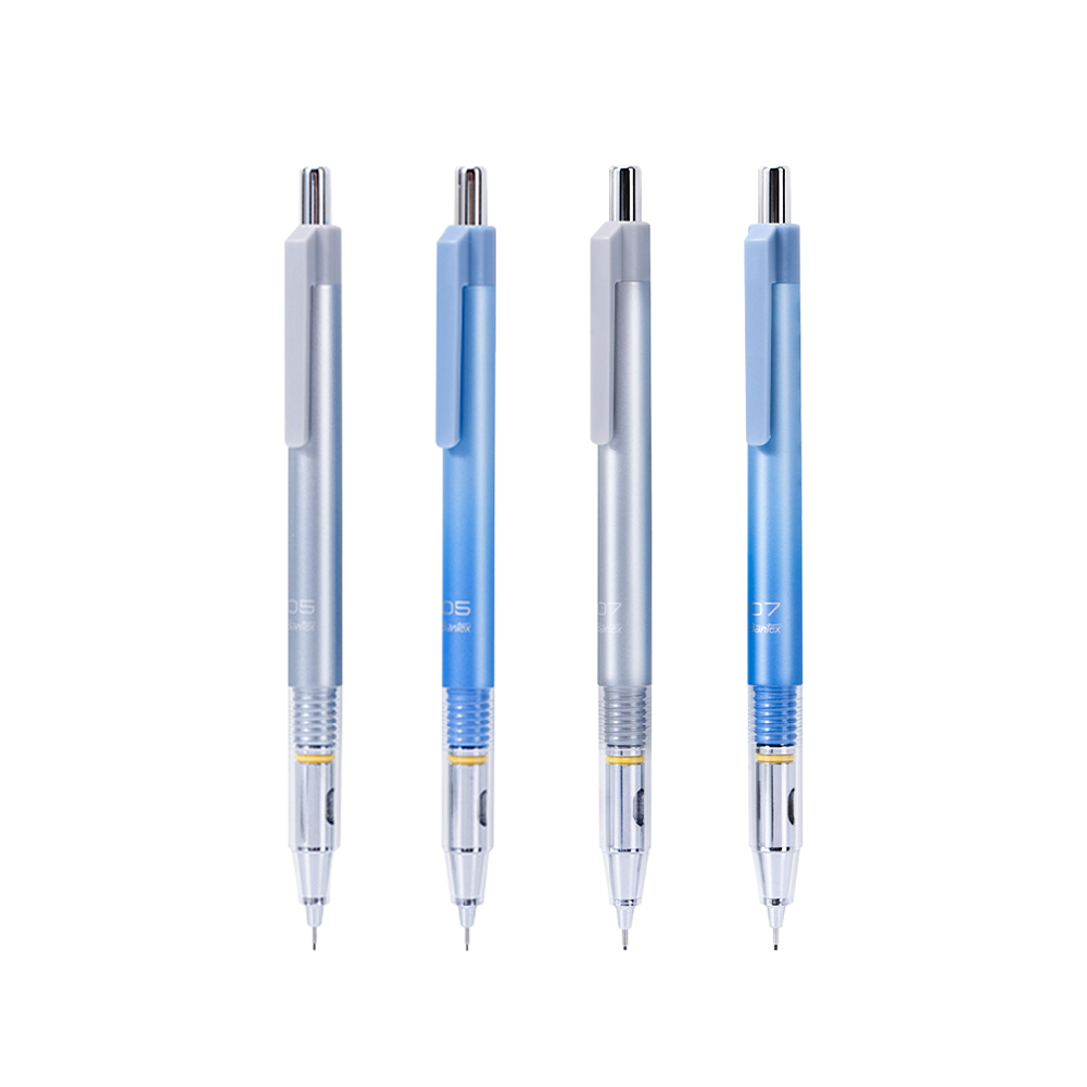 Bantex ดินสอ ดินสอกด 0.5/0.7mm สุ่มสี มียางลบในตัว ด้ามเหล็ก เขียนง่าย จับพอดีมือ Mechanical Pencil