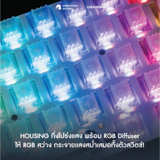 (ส่งด่วน) สวิตช์คีย์บอร์ด Mount Tai GT - สวิตช์แม่เหล็ก Magnetic HE Hall Effect (ราคาตัวละ 31-33.50 บาท)