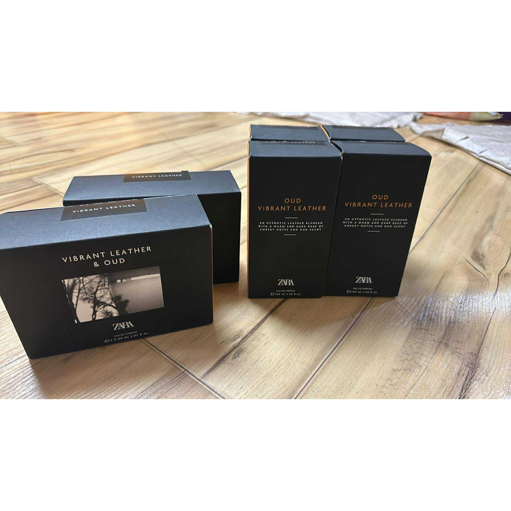 Zara น้ำหอมพ่อครู OUD VIBRANT LEATHER EDP พร้อมส่ง น้ำหอมผู้ชาย zara vibrant leather & vibrant leath