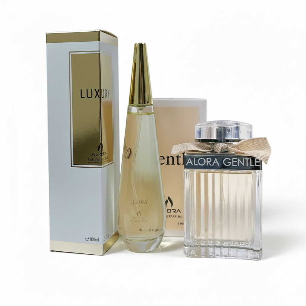 โปรคู่2ขวด ALORA LUXURY 100ML น้ำหอมผู้หญิง กลิ่นหอมดอกไม้สีขาว สดชื่น ติดทน -3248