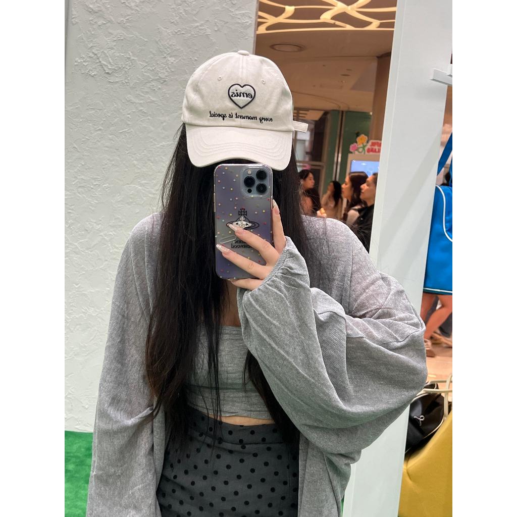 หมวก emis แท้ HEART WAPPEN BALL CAP หมวกเกาหลี/ที่บังแดด/หมวกกันแดด - รูปที่ 3