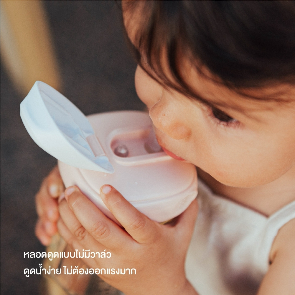 Hegen - Straw Spout v3 Auburn ฝาหัดดื่มพร้อมหลอด สีน้ำตาลแดง สำหรับ 9 เดือน+ - รูปที่ 3