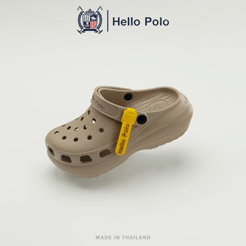 รองเท้าแตะมีรู ส้นตึก Hello Polo รุ่น HP8052 thumbnail 5