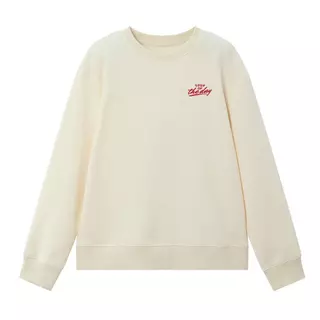 GIORDANO เสื้อสเวตเตอร์ผู้หญิง Women's Boyfriend Sweatshirt 05395606