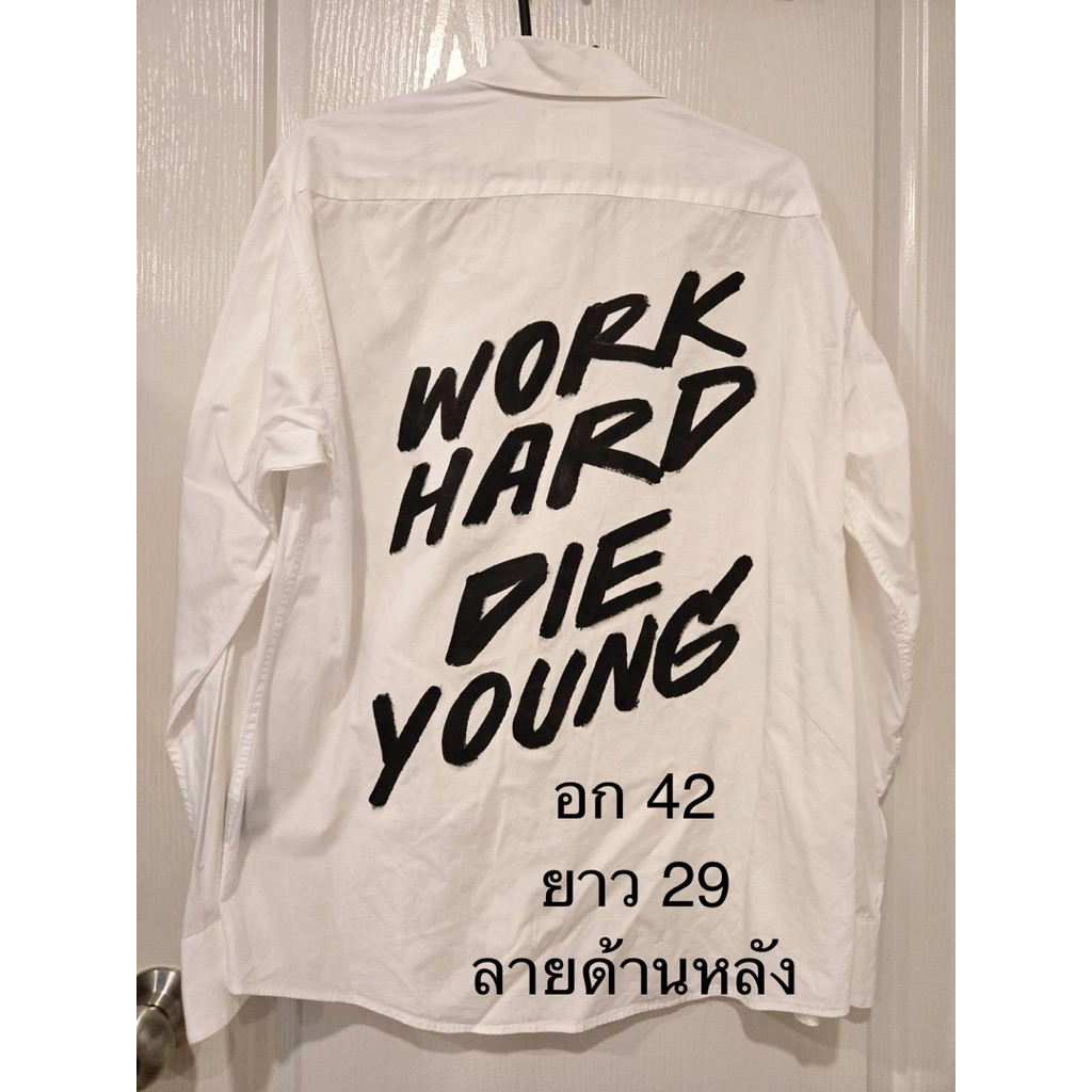 เสื้อเชิ้ต มือสอง สภาพดี ใส่ครั้งเดียว