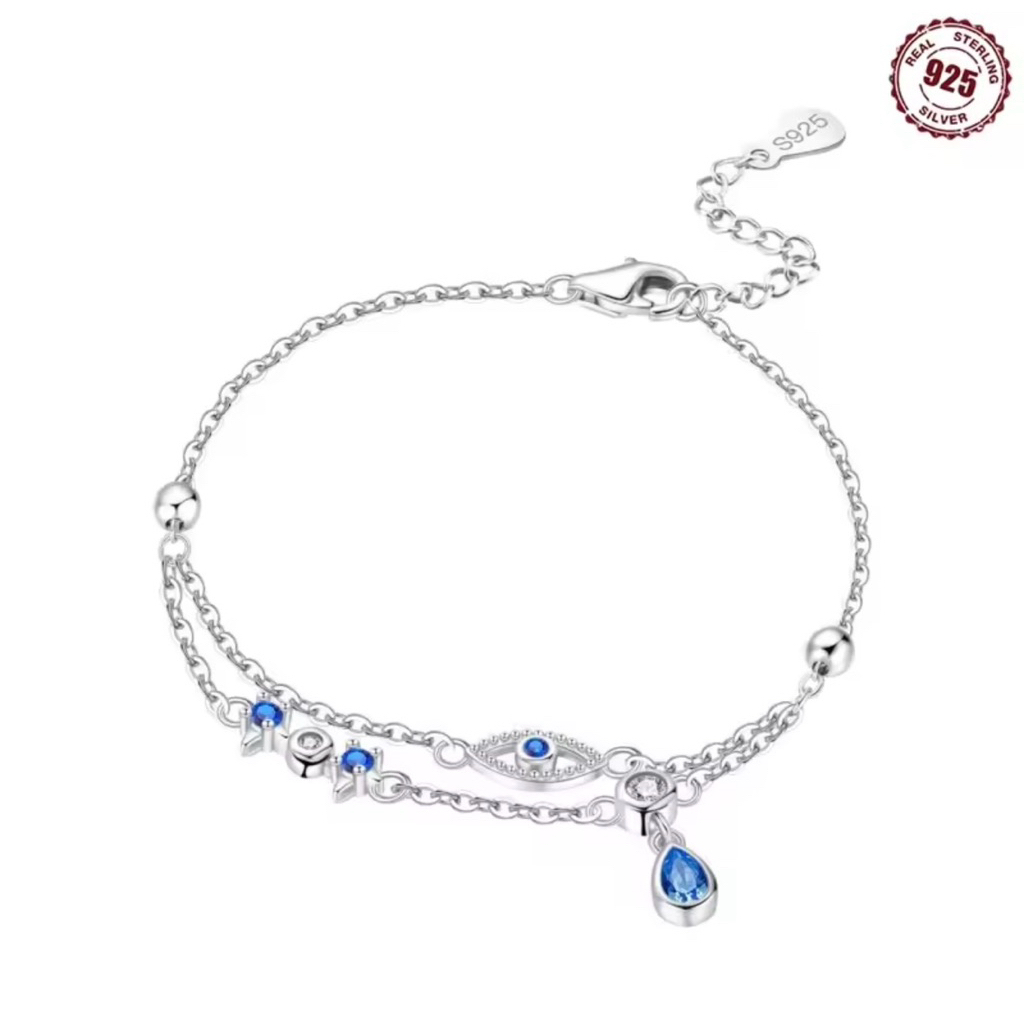 สร้อยข้อมือ Evil Eye Silver 925 แท้จากตุรกี