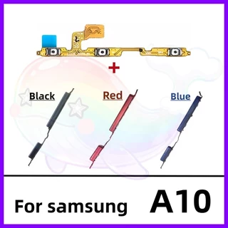 สําหรับ Samsung Galaxy A10 A105 ปุ่มด้านข้างปรับระดับเสียงปุ่ม Flex Cable Keys ปุ่มปิดระดับเสียงขึ้นลงด้านข้าง อะไหล่ทดแ