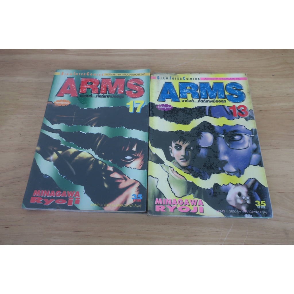ARMS อาร์มส์ หัตถ์เทพมืออสูร เล่ม 13,17 - การ์ตูนมือสอง
