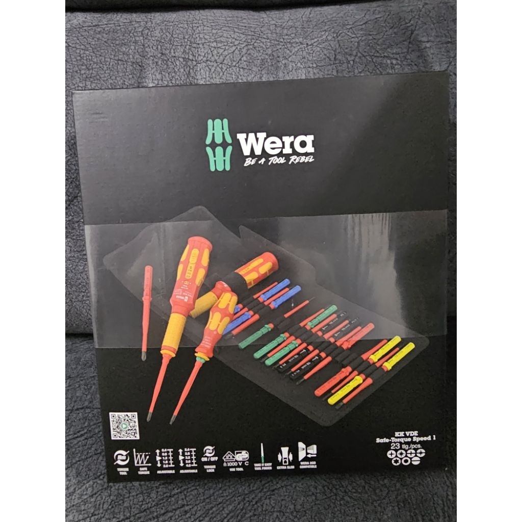 ชุดไขควง KK VDE Safe-Torque Speed 1 Control Cabinet Set 1 Code:05006633001 Wera