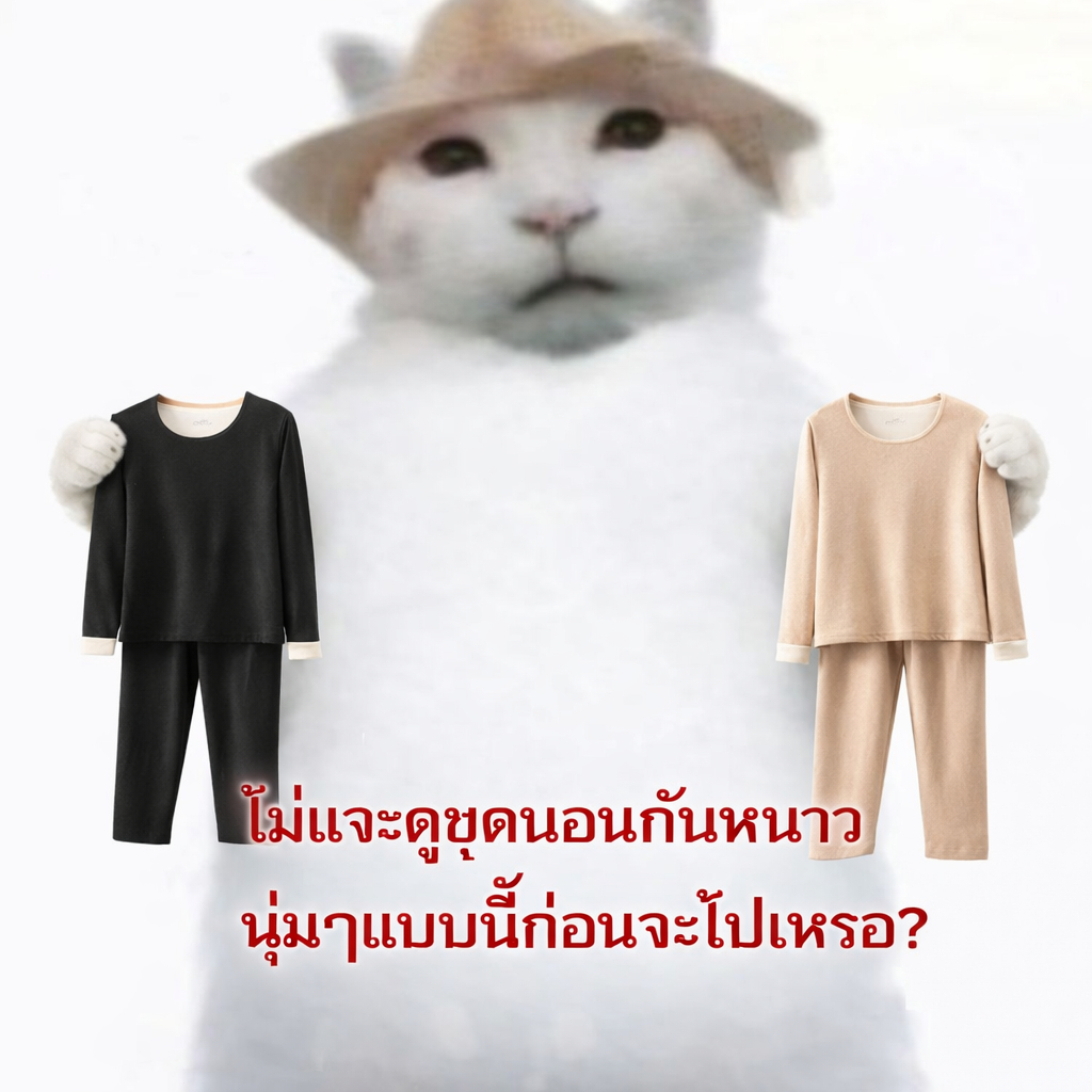 กางเกง HEATTECH ผู้หญิง ทรงเข้ารูป HEATTECH พร้อมส่งจากไทย ต้านลมหนาวและนอนหลับสบาย