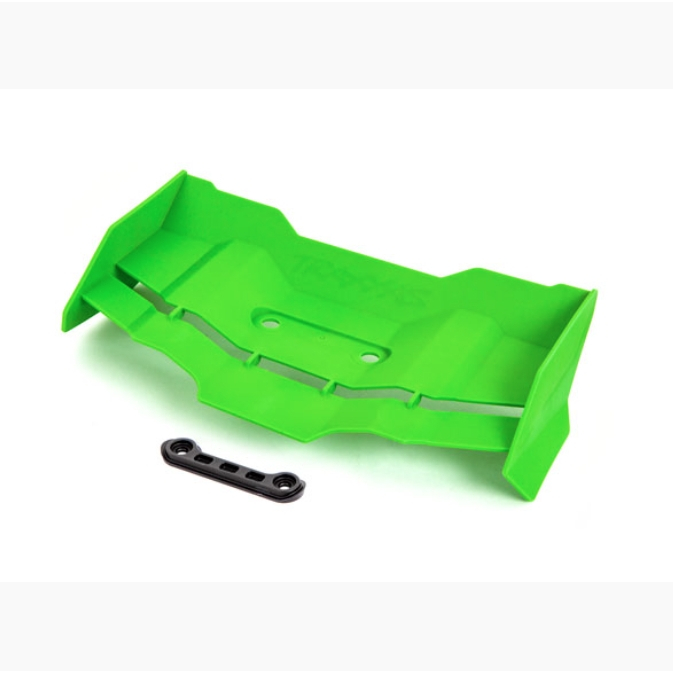 TRAXXAS 9517G Wing/ wing washer (green)/ 4x12mm FCS (2)