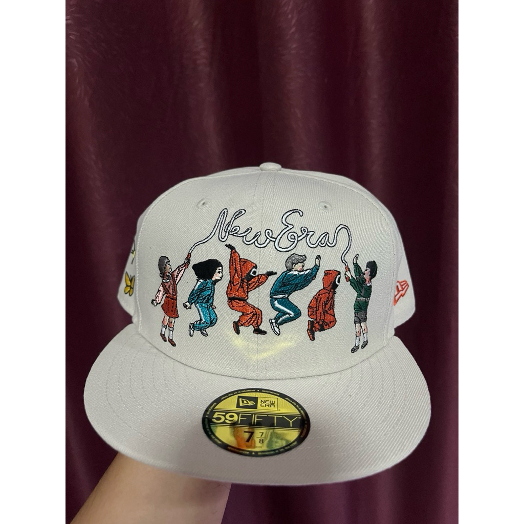 (ของแท้) หมวกรุ่น New Era X Netflix Squid Game Stone 59Fifty Cap ไซส์ 7 7/8