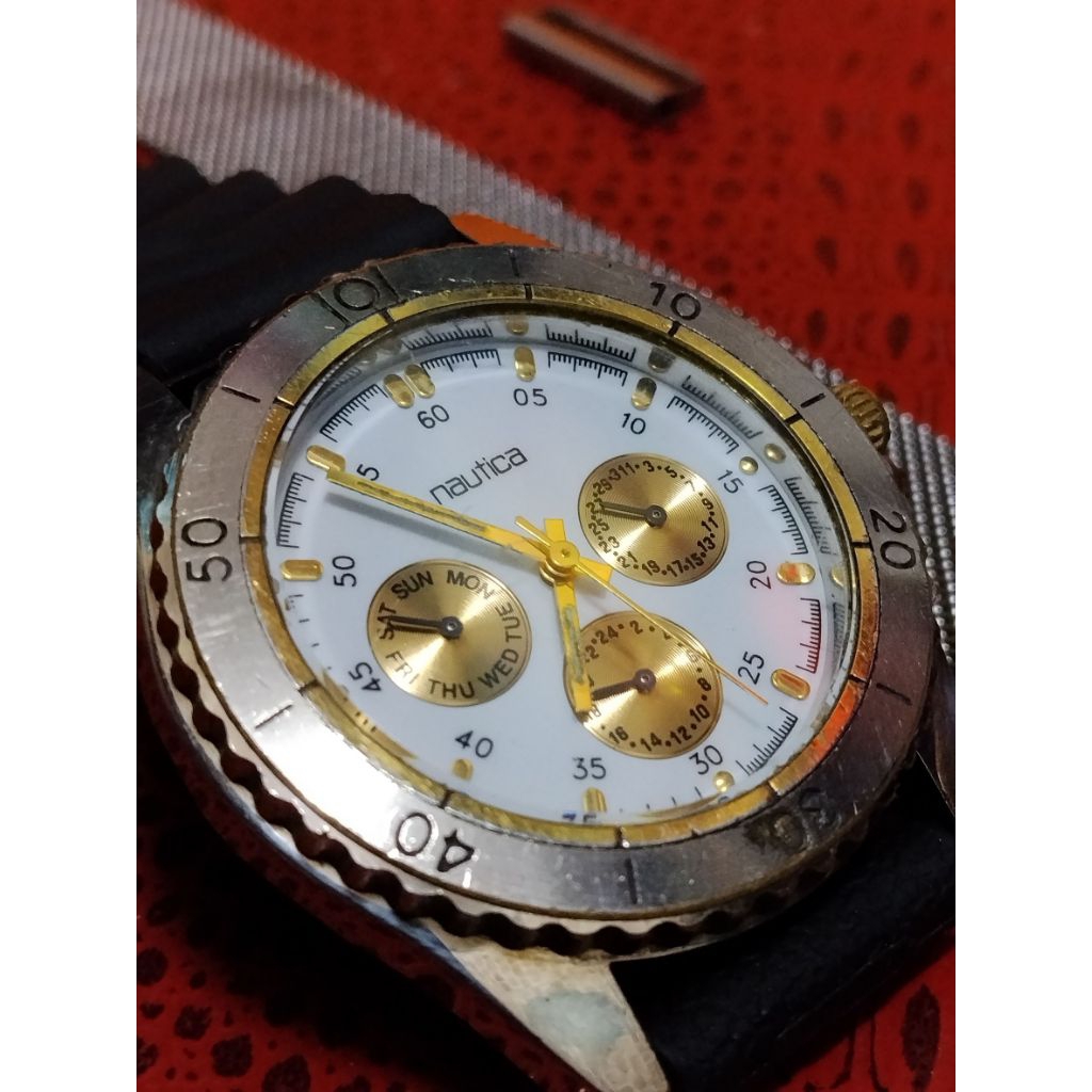 นาฬิกามือสอง38มม.(ข้อมูลในรายละเอียดค่ะ)🙏 #NAUTICAแท้ #นาฬิกานอติก้า 👇