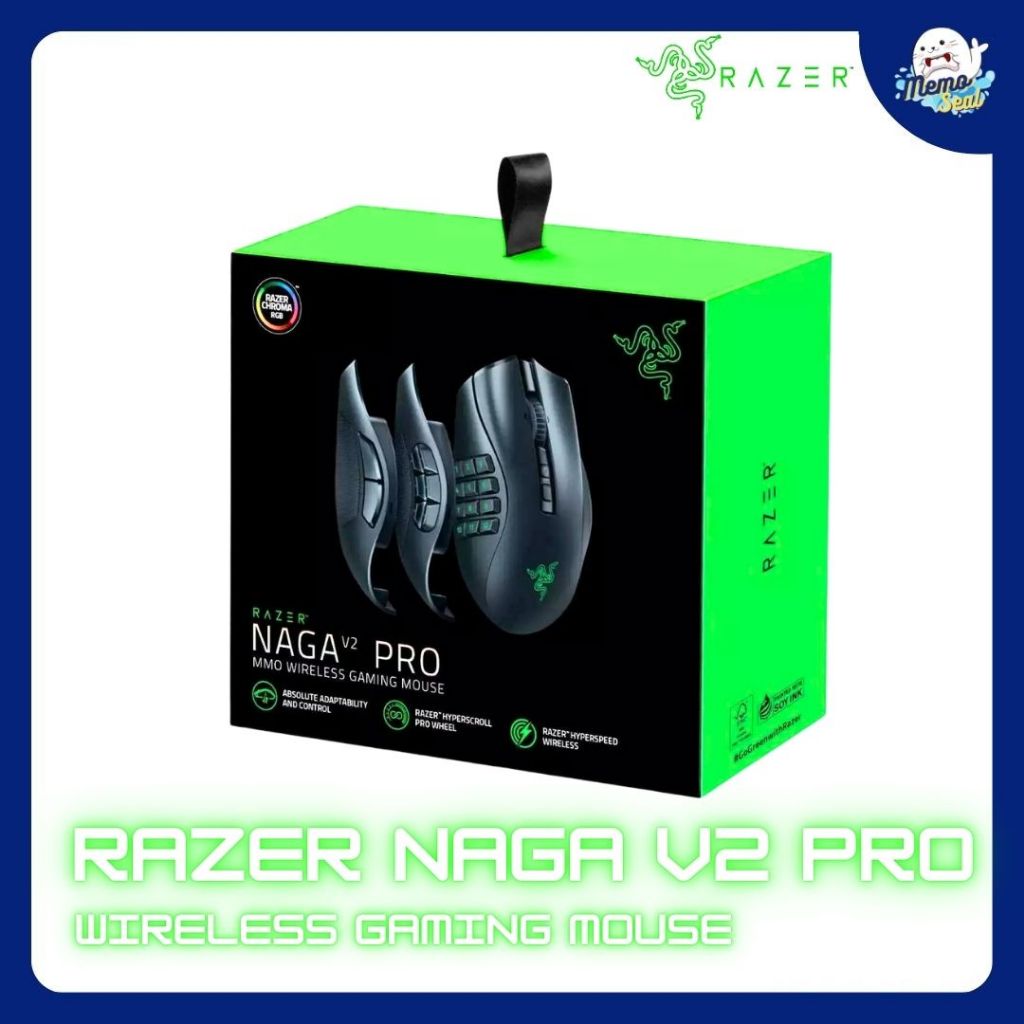 Razer Naga V2 Pro - MMO WIRELESS GAMING MOUSE เมาส์เกมไร้สาย