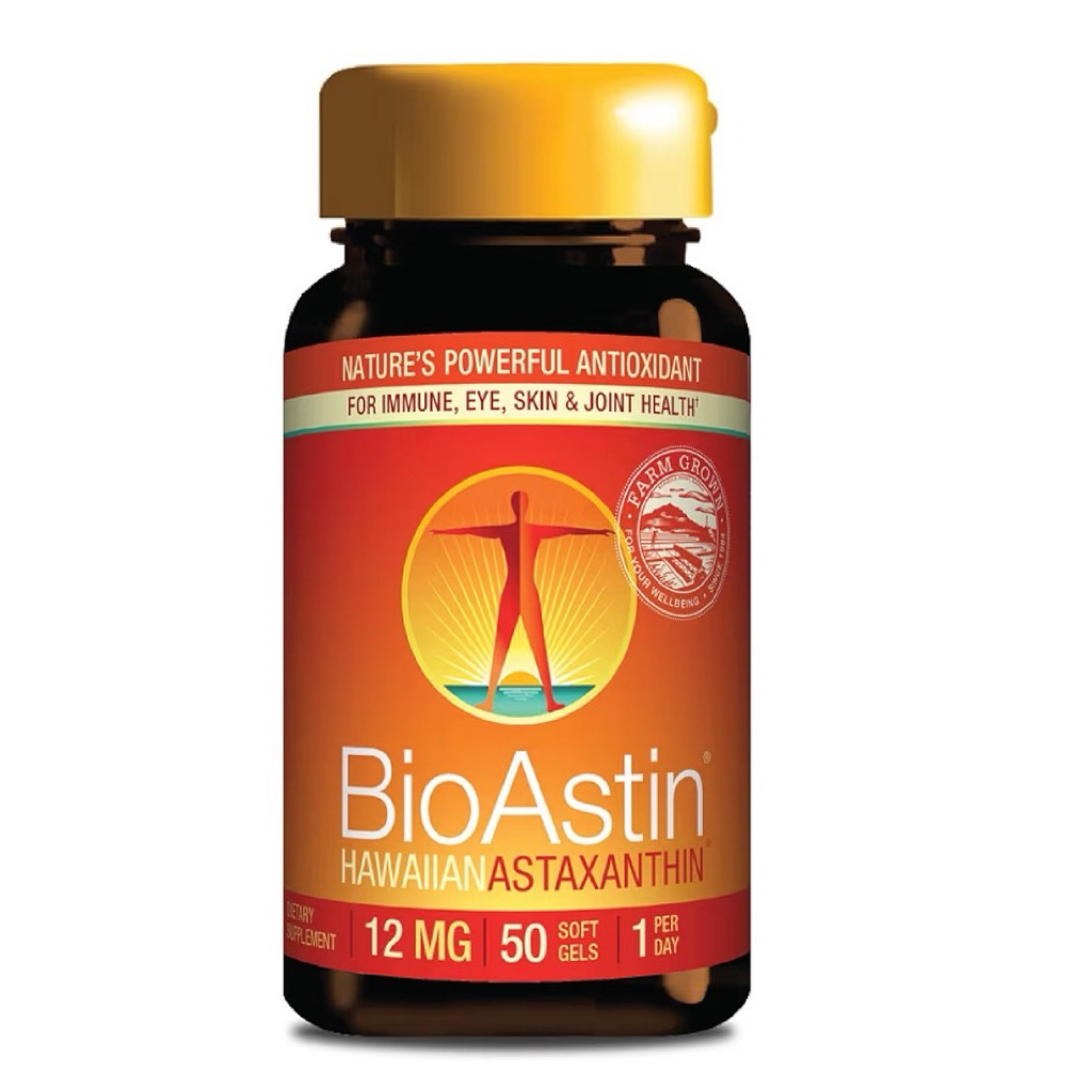 BioAstin Hawaiian Astaxanthin 12mg ขนาด50เม็ด จากห้าง wallmart อเมริกา