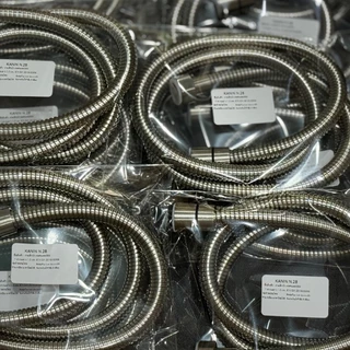 สายฝักบัว สายชำระ สายสแตนเลส304แท้ทั้งเส้น ความยาว1.20m.,1.50m. (ใช้งานได้ยาวนาน ไม่ขึ้นสนิม💯)