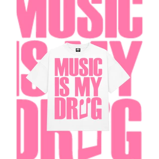 เสื้อยืด “ MUSIC IS MY DR¥G” limited edition unisex