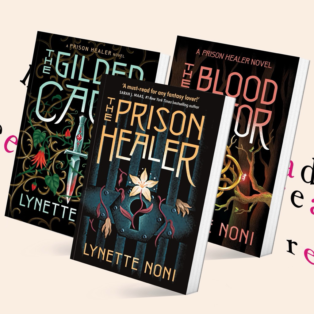 The Prisoner Healer #1 / The Gilded Cage #2 / The Blood Traitor #3 by Lynette Noni (หนังสือภาษาอังกฤษ)