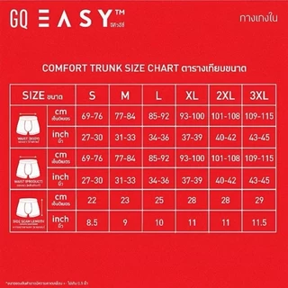 GQ Easy กางเกงในห่อไข่ รุ่น Comfort Trunk Sports แพ็ค 2 ชิ้น