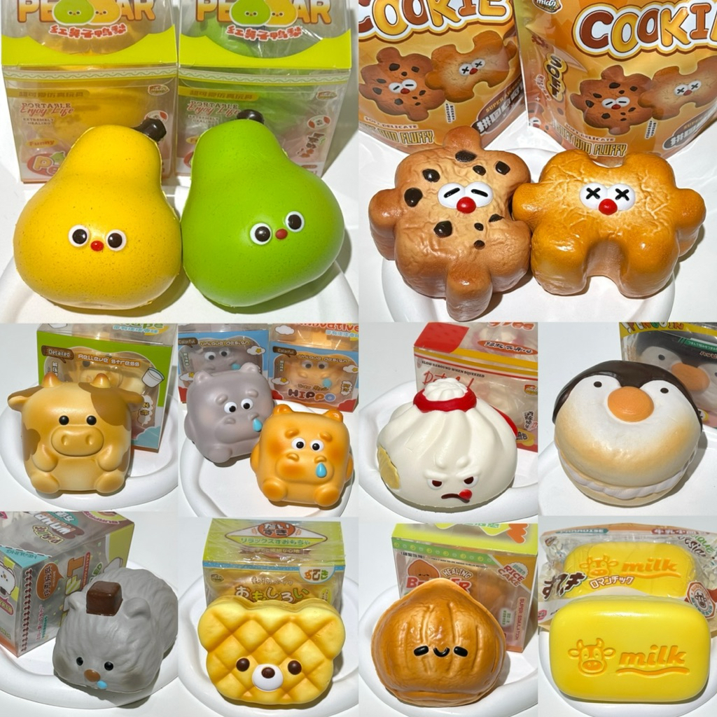 พร้อมส่ง‼️ สกุชชี่ ‘ Mido ‘🌟 แท้ ทุกแบบ🍞💕น่ารัก เนื้อดี มีกลิ่นหอม 📍ดูรายละเอียดในคลิปรีวิวก่อนกด📍 |