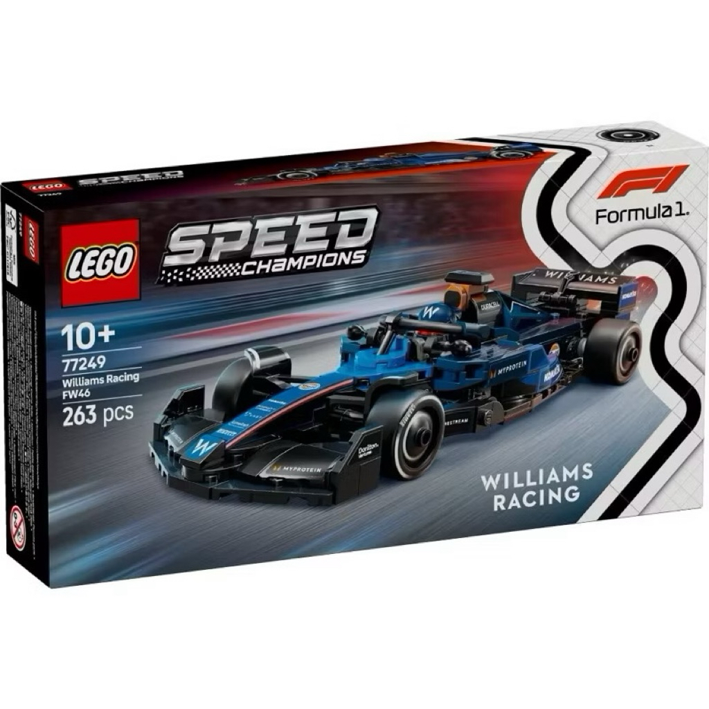 LEGO Speed Champions 77249 Williams Racing FW46 F1 Race Car (พร้อมส่ง เเพ็คแน่น)