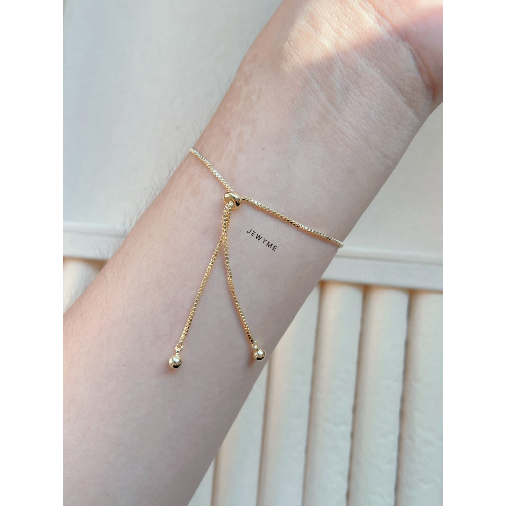 Daisy Bracelet - สร้อยข้อมือแบบรูดลายดอกเดซี่ (ไม่แนะนำให้ใส่อาบน้ำ) - รูปที่ 3