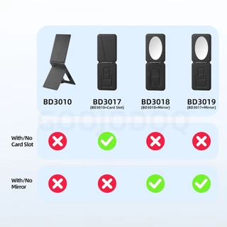 GOOJODOQ BD3010 Magnetic Folding Bracket Adjustable Viewing Angles Ultra Thin and Foldable Suitable for Most Smartphones