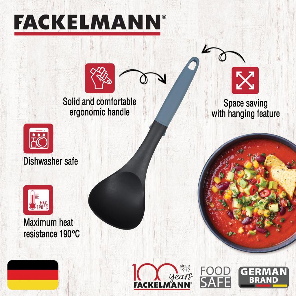 กระบวยพีบีทีแบบมีขาวางได้ PBT SOUP LADLE WITH UPLIFT HANDLE FUNCTION 6944804572780