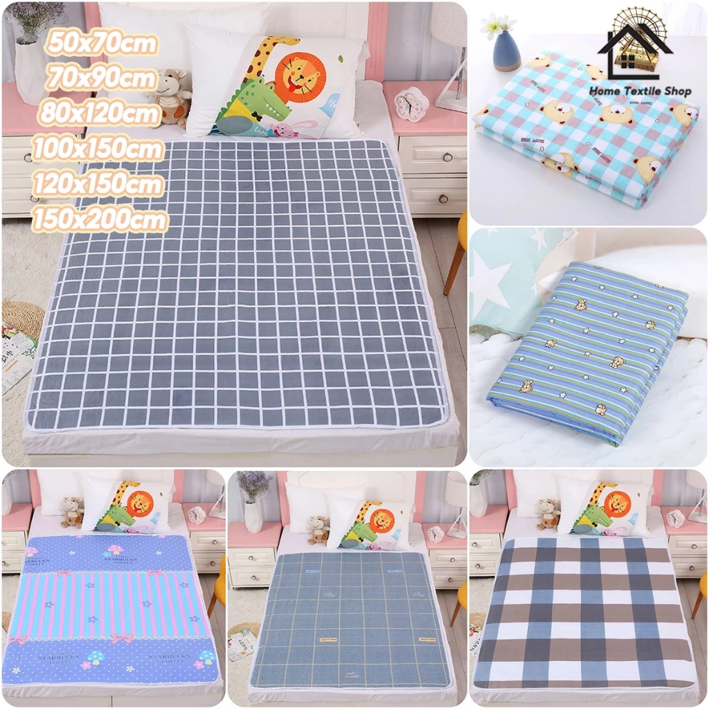 ผ้ารองฉี่3ชั้น ขนาด 80x120/120x150/150x200cm สำหรับผู้ใหญ่ ผู้สูงอายุ ผู้ป่วยติดเตียง ผู้หญิงปรำจำเดือน แผ่นรองนอนเด็ก