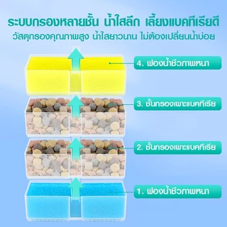 Bonetar HBL‑800/900 กรองแขวนตู้ปลา น้ำตก + สกิมเมอร์ ปรับแรงได้ เงียบ ประหยัดไฟ ติดตั้งง่าย