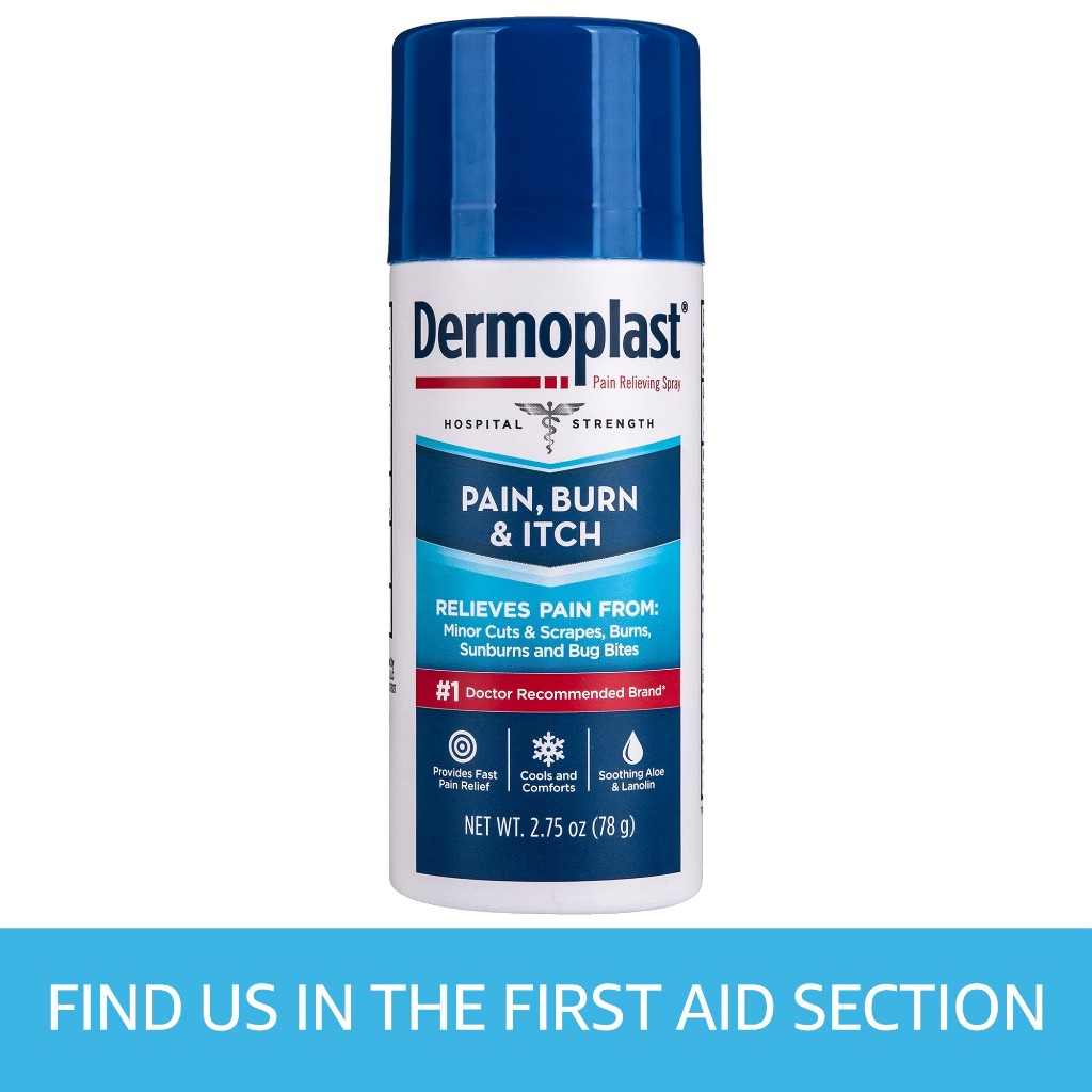 Dermoplast® Pain, Burn & Itch Spray สเปรย์ฆ่าเชื้อโรค สเปรย์ฉีดแผล สีฟ้า