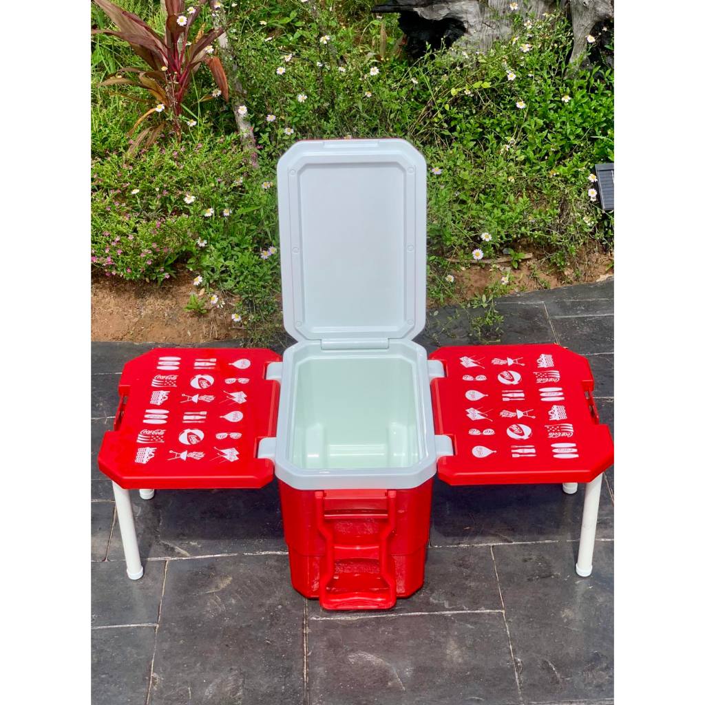 สินค้าพร้อมจัดส่ง กระติกน้ำแข็ง กระติกโค้ก ถังโค้กตั้งวงขนาด 15 ลิตร