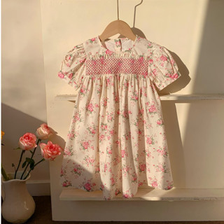 [Namsaii kids]🔥พร้อมส่ง🔥ชุดเซท1ชิ้น ชุดเด็กผู้หญิง  ชุดเดรสล…