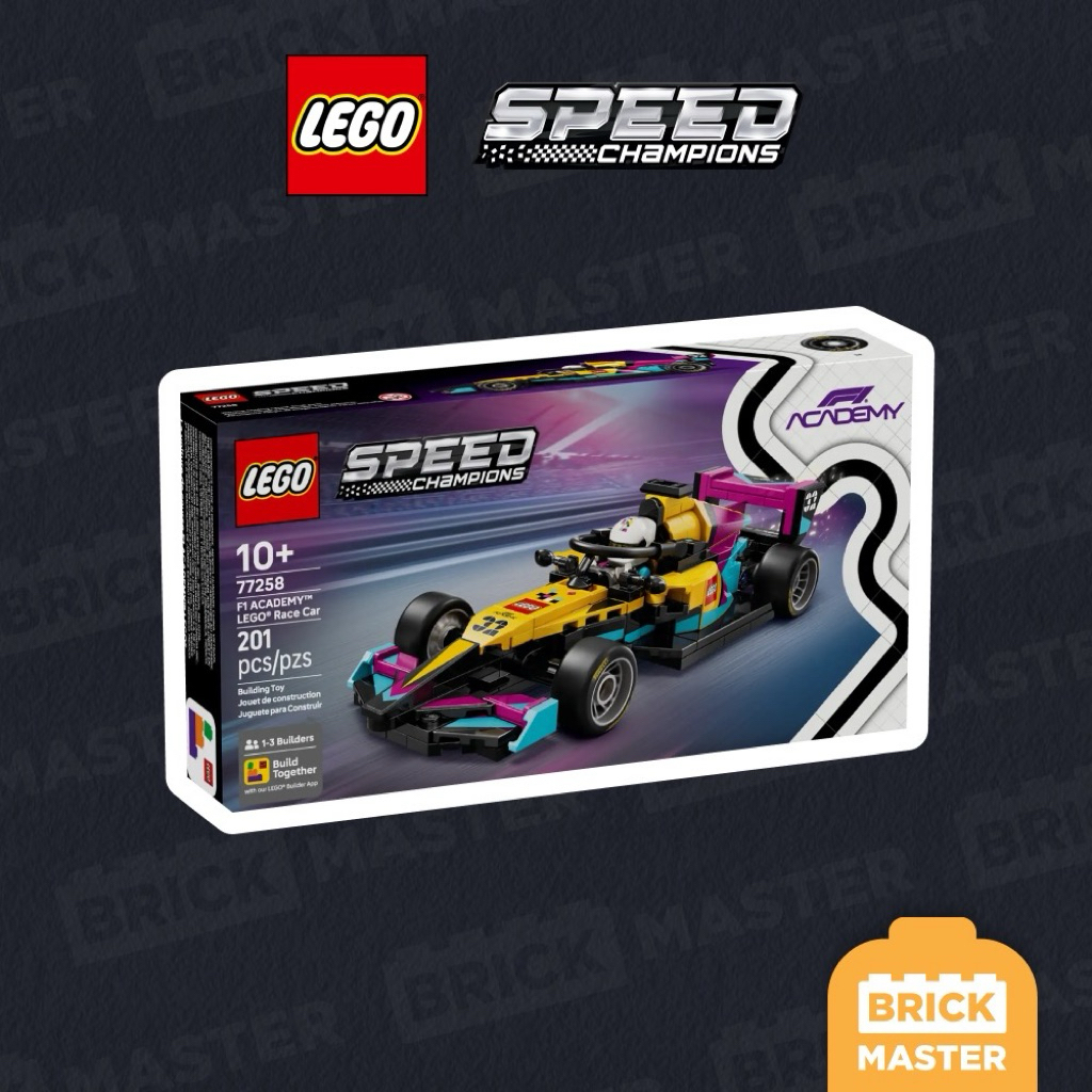 LEGO SPEED CHAMPIONS 77258 : F1 ACADEMY™ LEGO® Race Car (เลโก้แท้ รถแข่ง เอฟวัน)